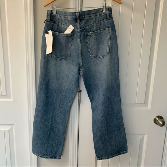 Current Elliot straight leg button patchwork jeans - Picture 8 of 9